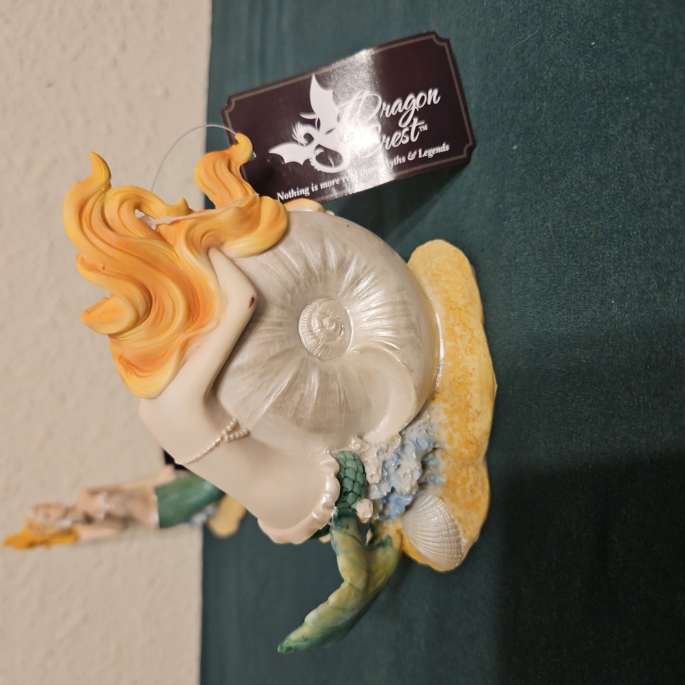 Dragon Crest Mermaid Figurines Table Accent Decor - Picture 6 of 12